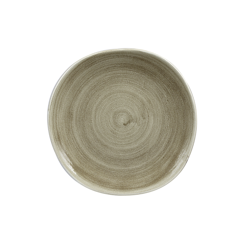 Churchill Stonecast Patina Organic Round Plates
