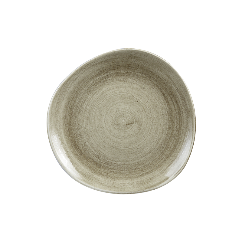 Churchill Stonecast Patina Organic Round Plates