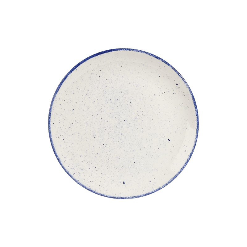 Churchill Stonecast HINTS Indigo Blue Coupe Plate Porzellan Teller 28,8 cm 