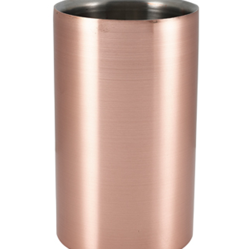 Copper Wine Cooler 12cm (d) x 20cm ht - Case Qty 1