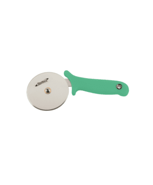 Genware Pizza Cutter Green Handle - Case Qty 1