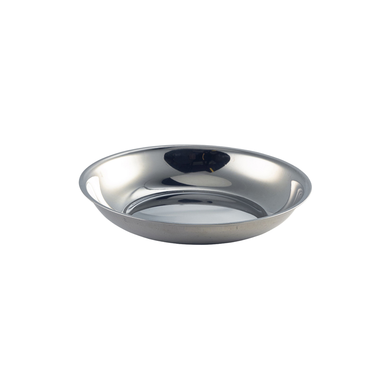 St/Steel Round Dish 4" - Case Qty 1