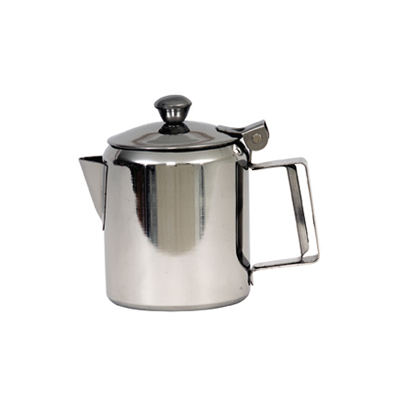 St/Steel Economy Coffeepot Mirror Finish 32oz / 1lt - Case Qty 1