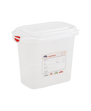 GN Storage Container 1/9 176 x 108mm 150mm Deep 1.5L - Case Qty 12