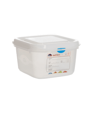 GN Storage Container 1/6 176 x 162mm 100mm Deep 1.7L - Case Qty 12