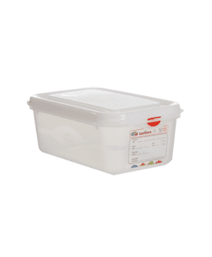 GN Storage Container 1/4 265 x 163mm 100mm Deep 2.8L - Case Qty 6