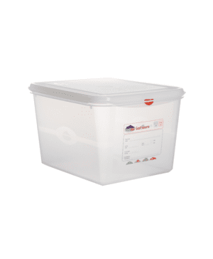 GN Storage Container 1/2 325 x 265mm 200mm Deep 12.5L - Case Qty 6