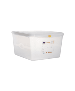 GN Storage Container 2/3 354 x 325mm 200mm Deep 19L - Case Qty 6