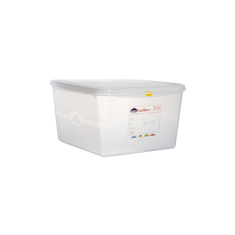 GN Storage Container 2/3 354 x 325mm 200mm Deep 19L - Case Qty 6