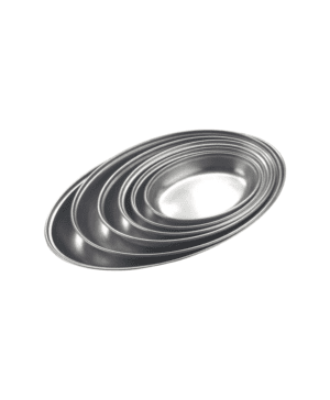 St/Steel Oval Veg Dish 14" - Case Qty 1