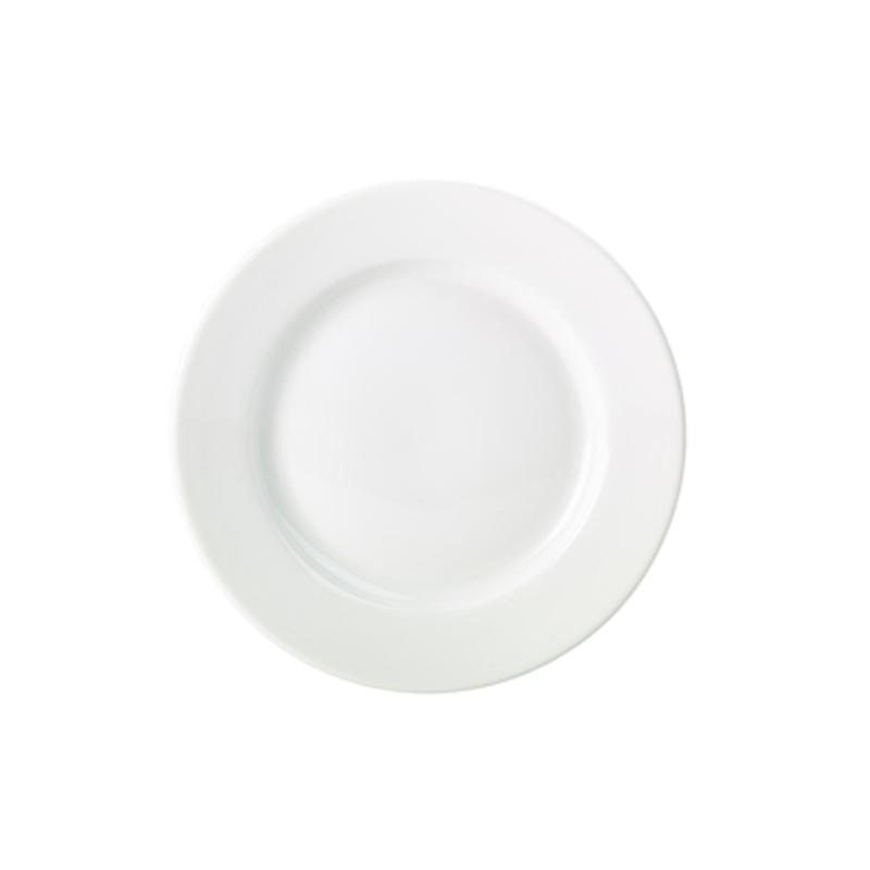 RGW Classic Winged Plate 17cm White - Case Qty 6