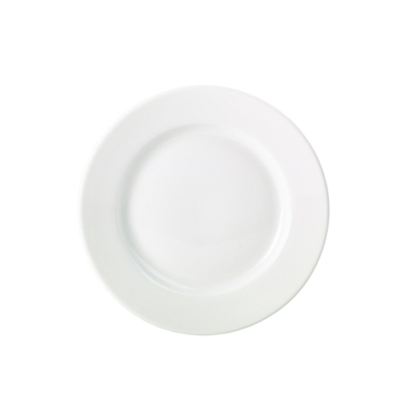 RGW Classic Winged Plate 19cm White - Case Qty 6