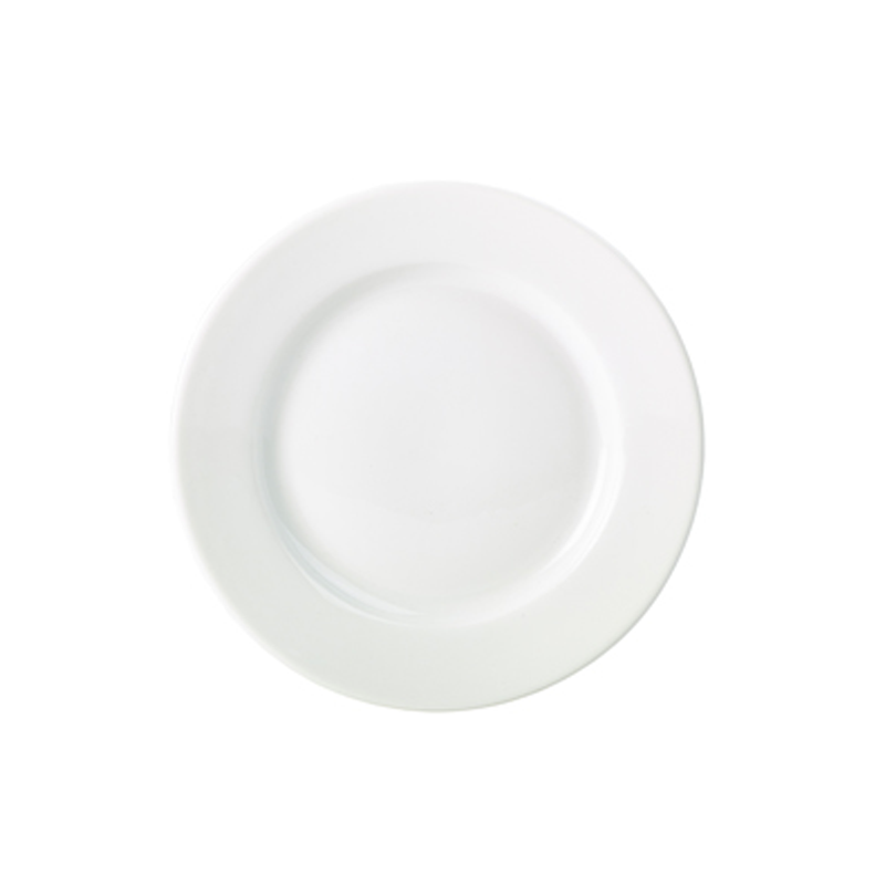 RGW Classic Winged Plate 26cm White - Case Qty 6