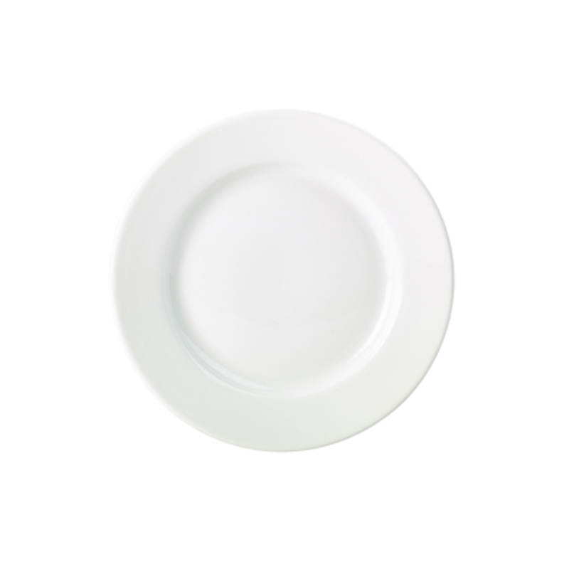 RGW Classic Winged Plate 28cm White - Case Qty 6