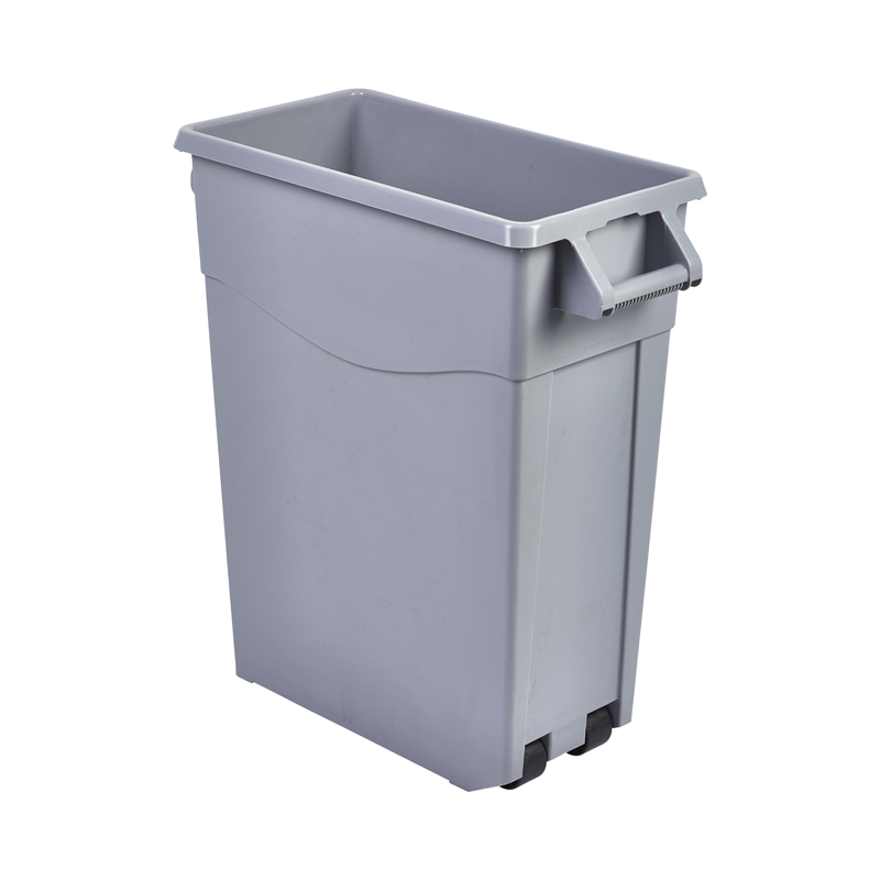 Grey Slim Recycling Bin 65L - Case Qty 1