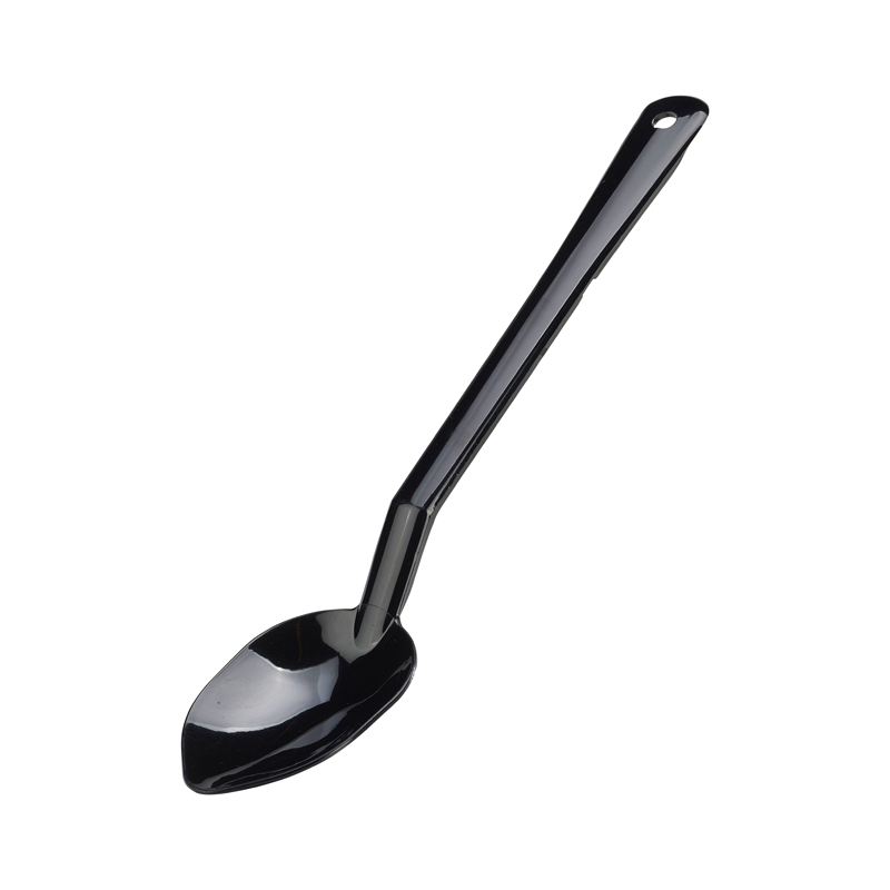 Polycarbonate Serving Spoon Solid Black 33cm 13" - Case Qty 1