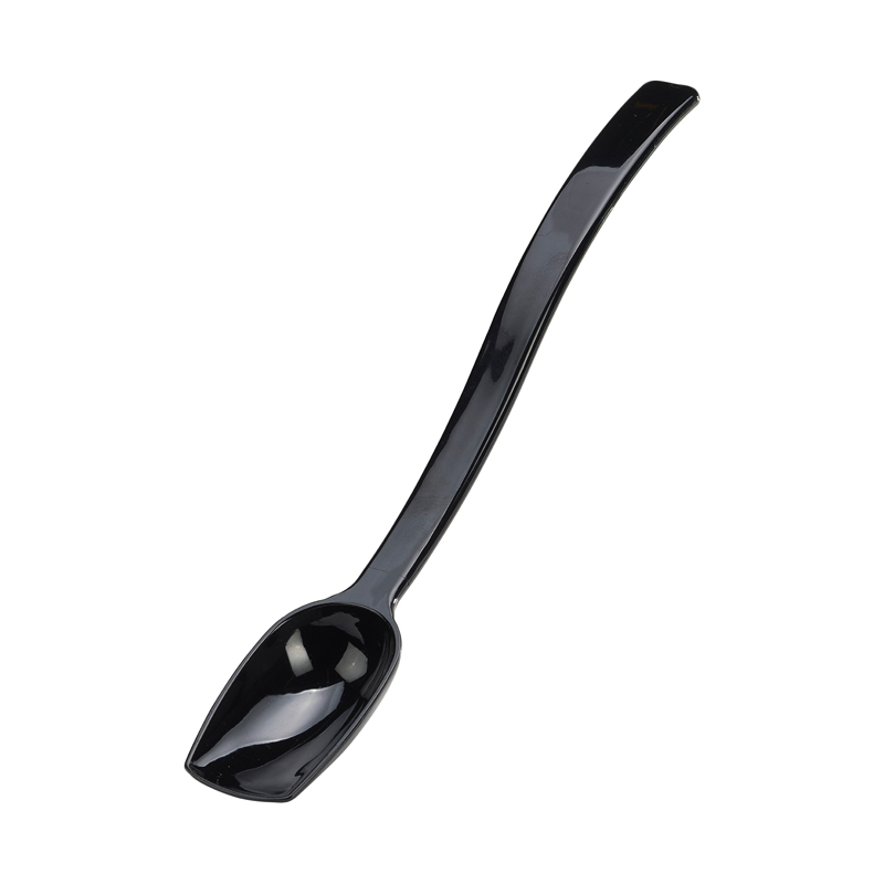 Polycarbonate Salad Buffet Spoon Solid Black 14ml 1/2oz - Case Qty 1