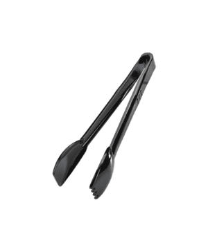 Polycarbonate Salad Tongs Black 22.9cm 9" - Case Qty 1