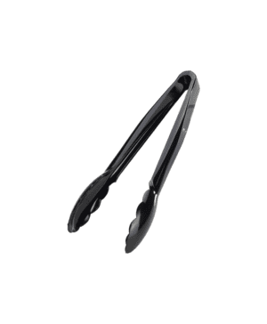 Polycarbonate Utility Tongs Black 22.9cm 9" - Case Qty 1