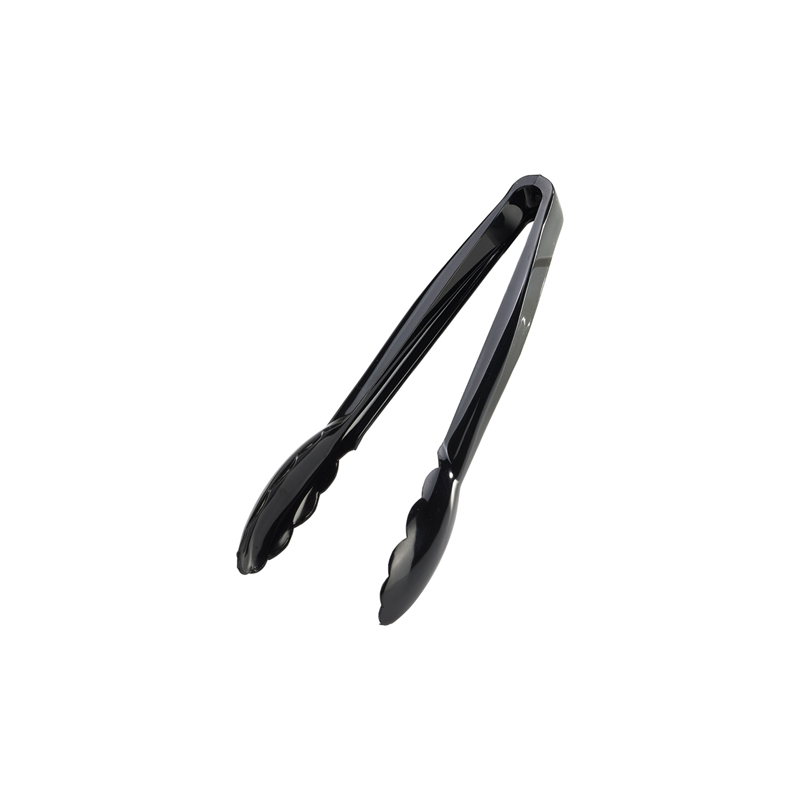 Polycarbonate Utility Tongs Black 22.9cm 9" - Case Qty 1