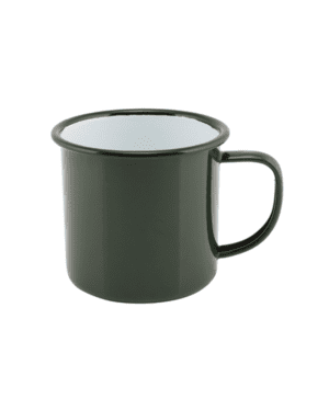 Enamel Mug Green 36cl / 12.5oz - Case Qty 1