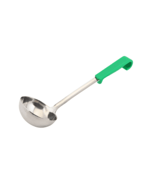 Genware Plastic Handle Soup Ladle Green - Case Qty 1