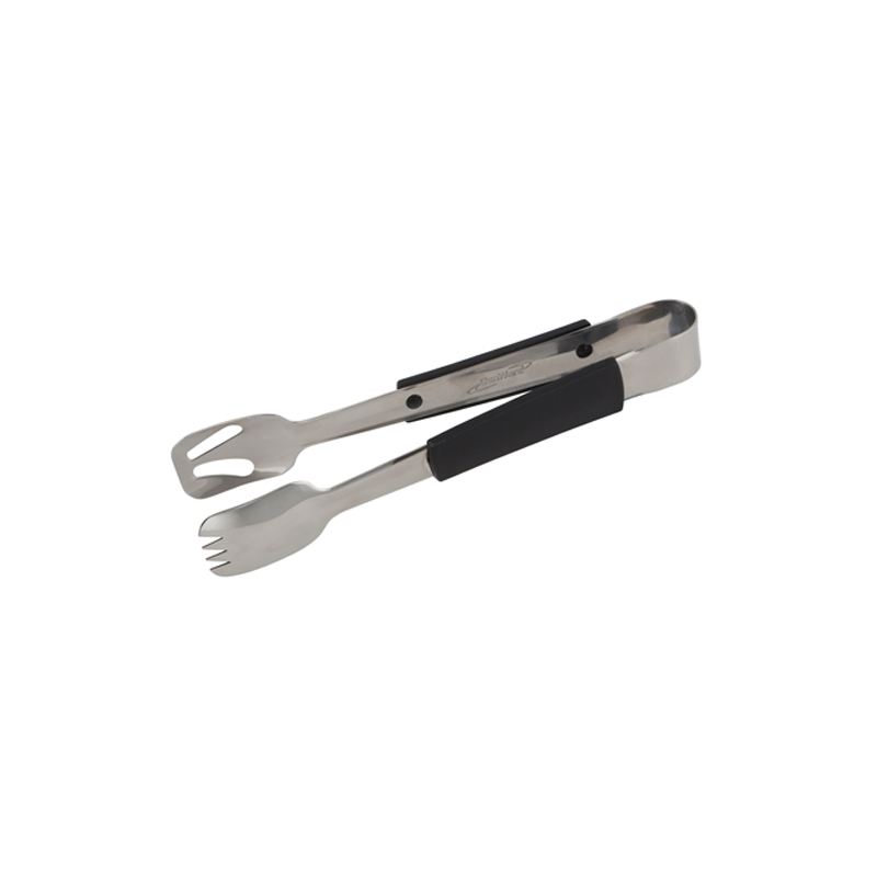 Genware Plastic Handle Buffet Tongs Black - Case Qty 1