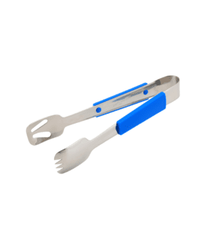 Genware Plastic Handle Buffet Tongs Blue - Case Qty 1