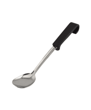Genware Plastic Handle Small Spoon Black - Case Qty 1