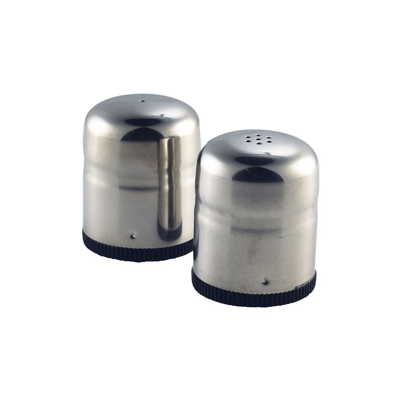 St/Steel Mini-Jumbo Condiment(S&P Pair)45x50mm - Case Qty 1