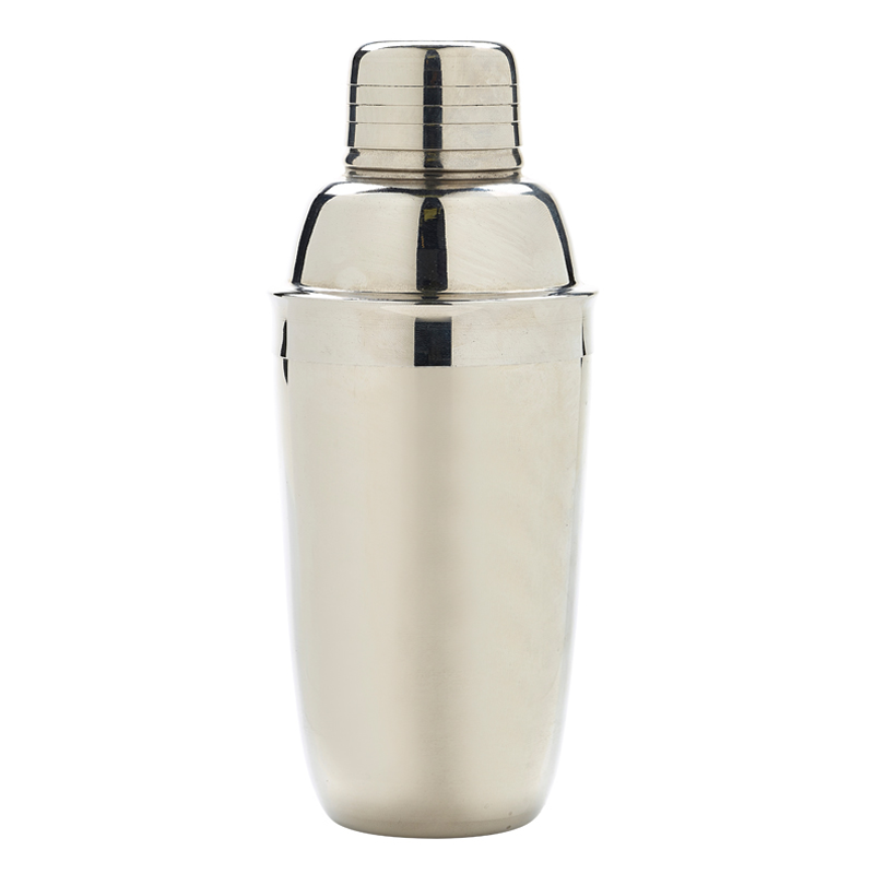 St/Steel Cobbler Cocktail Shaker 23cl - Case Qty 1