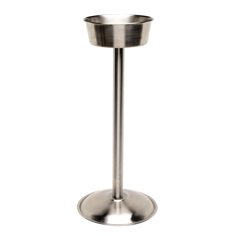 St/Steel Wine Bucket Stand (Satin) 56cm ht - Case Qty 1