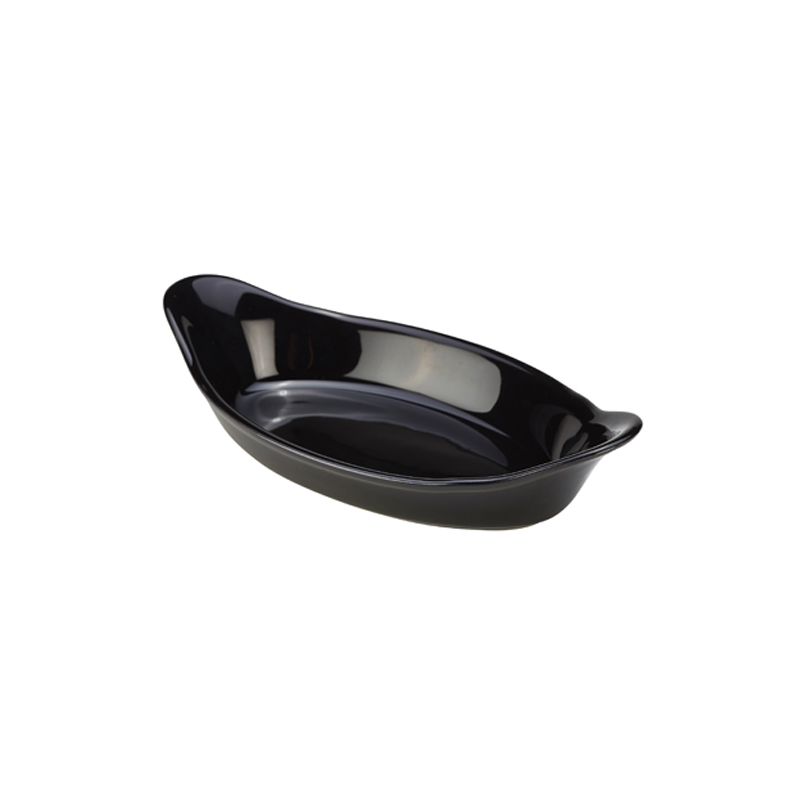 RGW Oval Eared Dish 22cm Black - Case Qty 4