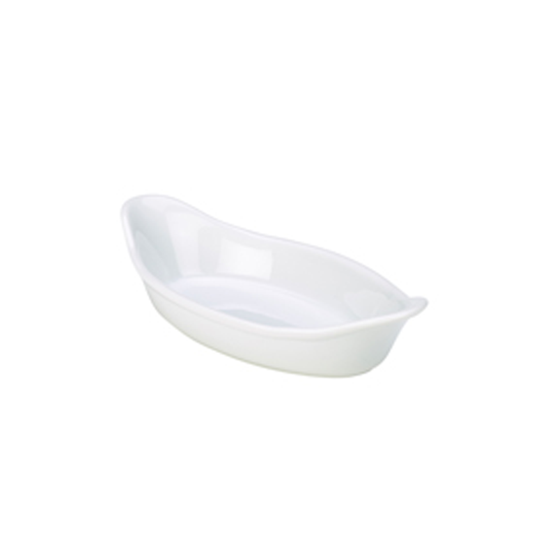 RGW Oval Eared Dish 22cm/8.5" - 26cl/9.1oz White - Case Qty 4