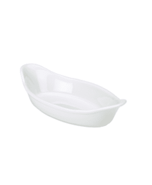 RGW Oval Eared Dish 25cm/9.75" - 47cl/16.5oz White - Case Qty 4