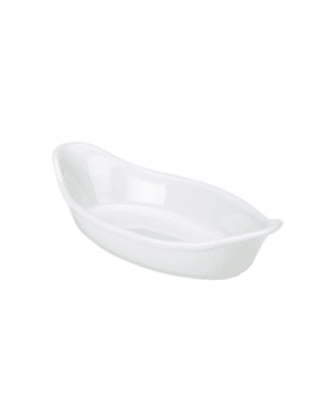 RGW Oval Eared Dish 16.5cm/6.5" - 13cl/4.5oz White - Case Qty 6