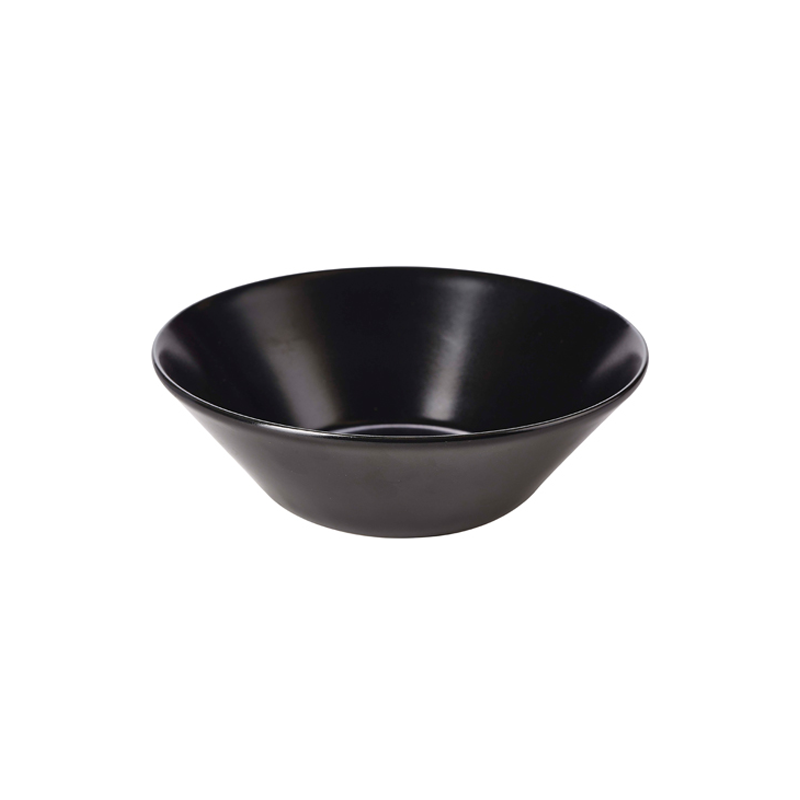 Luna Serving Bowl 24 (d) x 8cm H Black Stoneware - Case Qty 6