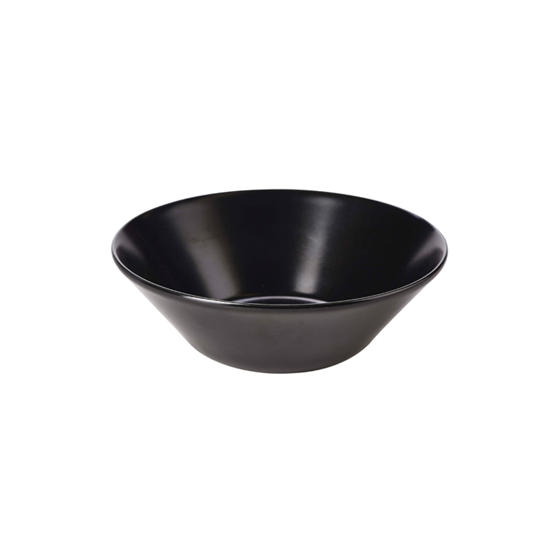 Luna Serving Bowl 18 (d) x 6cm H Black Stoneware - Case Qty 6