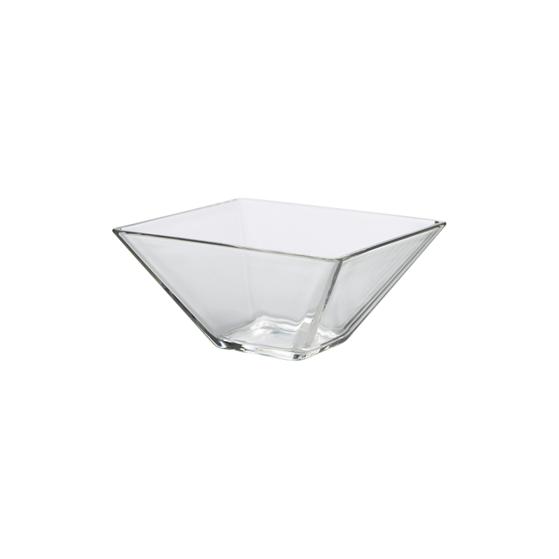 Square Glass Bowl 10 x 6cm H - Case Qty 12