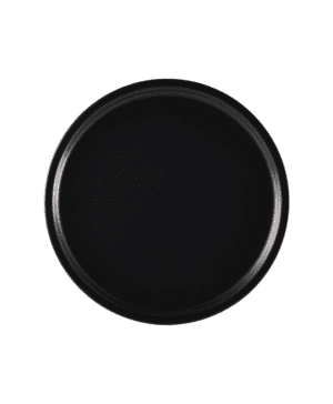 Luna Pizza Plate 33cm (d) Black Stoneware - Case Qty 6