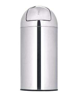 St/Steel Bullet Bin 40L 35.5 x 75cm - Case Qty 1