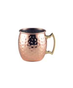 Barrel Copper Mug 40cl / 14oz Hammered - Case Qty 1