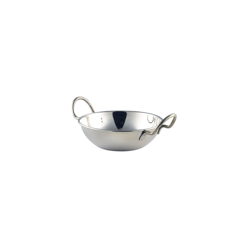 St/Steel Balti Dish 13cm(5")with Handl - Case Qty 1