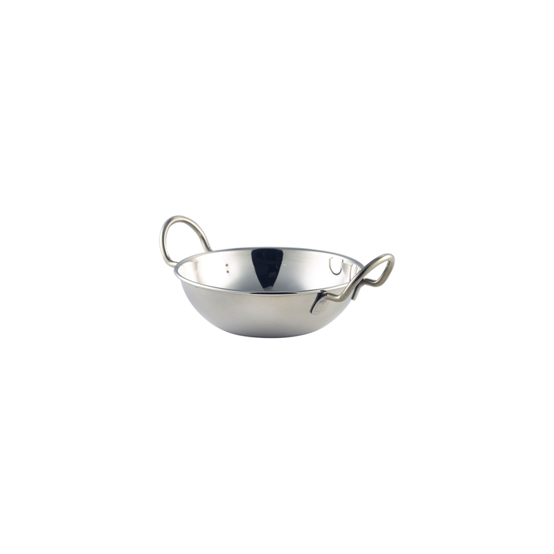 St/Steel Balti Dish 15cm(6")with Handles - Case Qty 1