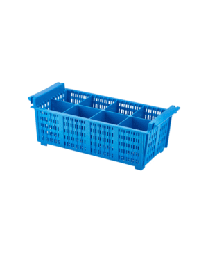8 Compart Cutlery Basket (Blue)43 x 21 x 15.5cm - Case Qty 1