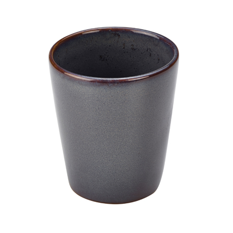 Terra Stoneware Rustic Blue Conical Cup 10cm - Case Qty 6