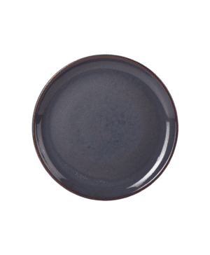Terra Stoneware Rustic Blue Coupe Plate 24cm - Case Qty 6