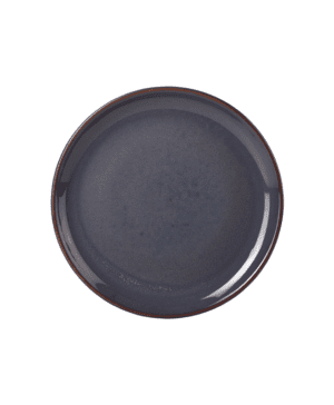 Terra Stoneware Rustic Blue Coupe Plate 27.5cm - Case Qty 6