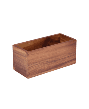 Acacia Wood Table Caddy 23 x 10 x 10cm - Case Qty 1