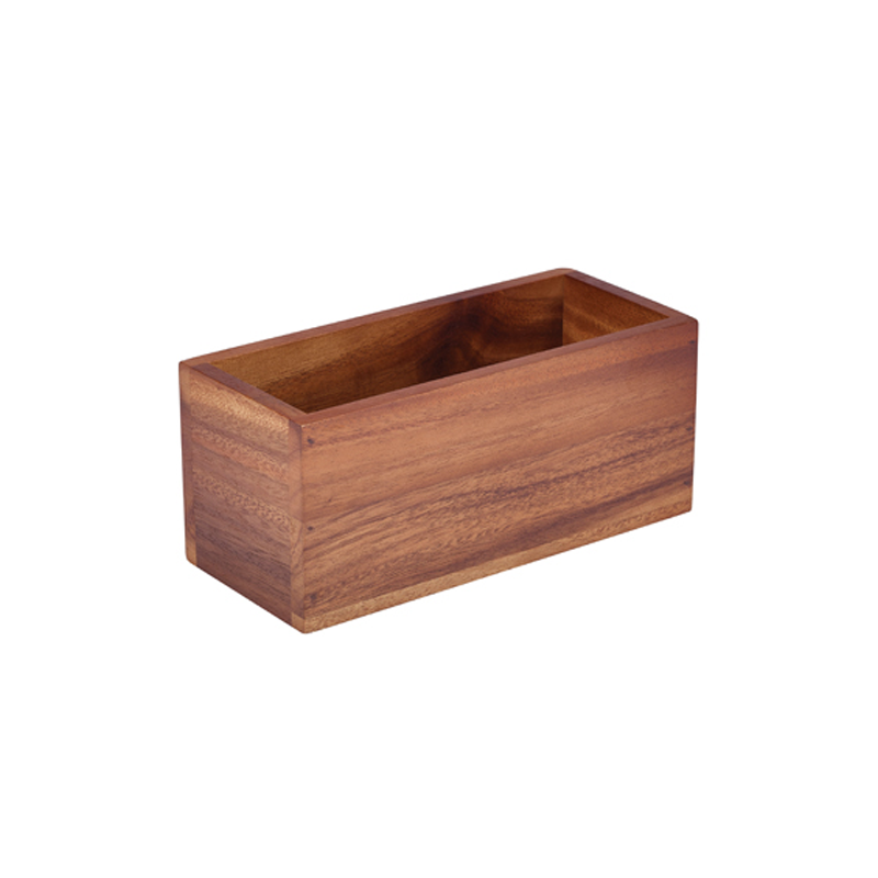 Acacia Wood Table Caddy 23 x 10 x 10cm - Case Qty 1